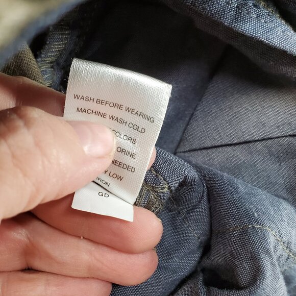 Flag & Anthem Chino Portland Relaxed Pants 31x32 Olive Green Pockets New - Picture 12 of 13